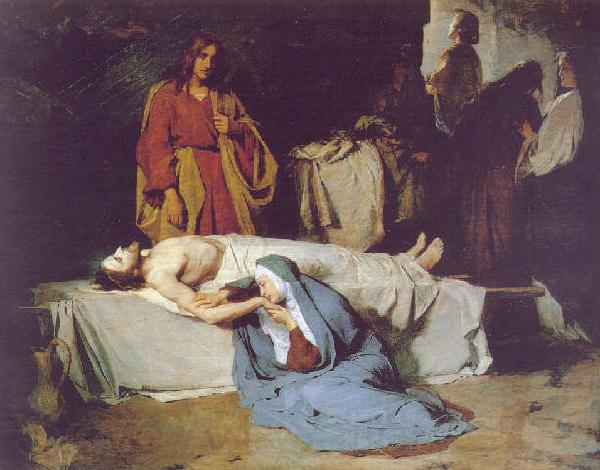 Antonio Ciseri Pieta. Attributed To Antonio Ciseri Spain oil painting art